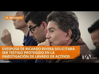 Descargar video: Exesposa de Ricardo Rivera solicitará ser testigo protegido - Teleamazonas