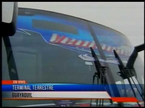 Ya hay buses detenidos tras operativos en terminal de Guayaquil