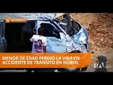 Accidente de tránsito en Nobol fue coordinado por el ECU 911 - Teleamazonas