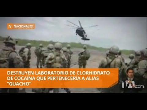 Policía ubicó y destruyó laboratorio de clorhidrato de cocaína -Teleamazonas