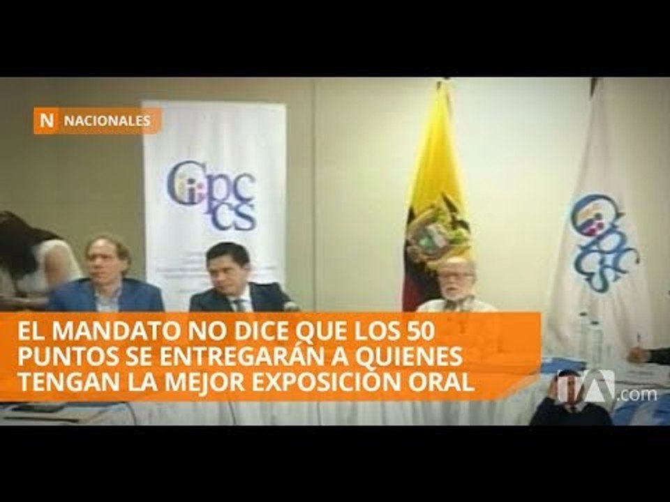 Críticas persisten por mandato para la selección de los jueces de la CCJ - Teleamazonas