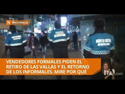 El comercio informal en la J ha sido eliminado casi por completo -Teleamazonas