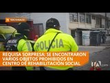 La Policía realizó una requisa en el Centro de Rehabilitación Social - Teleamazonas