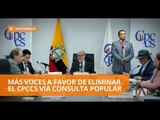 Aumentan las voces a favor de la eliminación del CPCCS - Teleamazonas