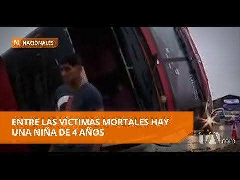 Cinco fallecidos y 20 heridos en accidente en Naranjal Teleamazonas