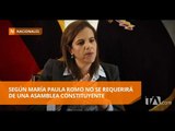 Ministra del Interior da una salida constitucional a posible consulta - Teleamazonas