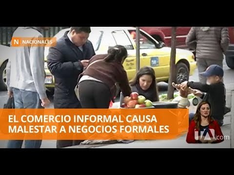 El comercio informal causa malestar a negocios formales- Teleamazonas