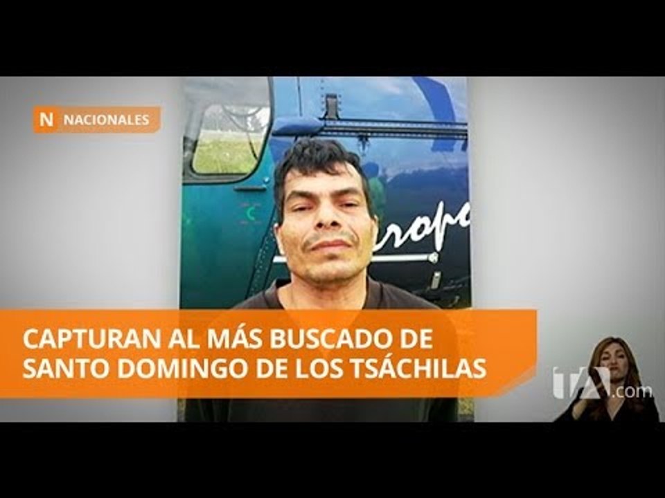 Policía captura al más buscado de Santo Domingo de los Tsáchilas -Teleamazonas