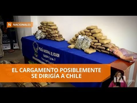 La Policía Antinarcóticos incautó un gran cargamento de droga en Loja - Teleamazonas