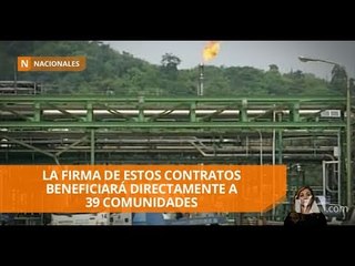 Скачать видео: Gobierno firmó seis nuevos contratos con empresas privadas - Teleamazonas