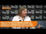 Andrés Páez no descarta denunciar a vicepresidenta Vicuña por nepotismo - Teleamazonas
