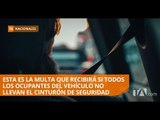 Continúa campaña para uso de cinturón de seguridad  de ocupantes de vehículos - Teleamazonas