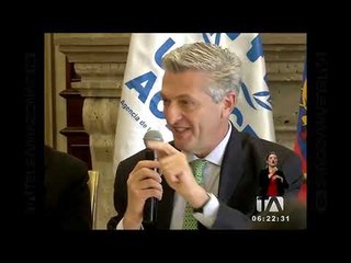 Alto Comisionado de las NN.UU. analiza situación de venezolanos en Ecuador