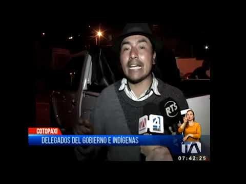 Terminó el paro en Panzaleo tras 18 horas de paralización y del cierre de las vías -Teleamazonas