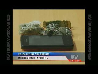 Policía detiene a supuesto microtraficante en Sauces 5