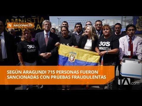 Zobeida Aragundi presentó denuncia contra servidores judiciales en 30s - Teleamazonas