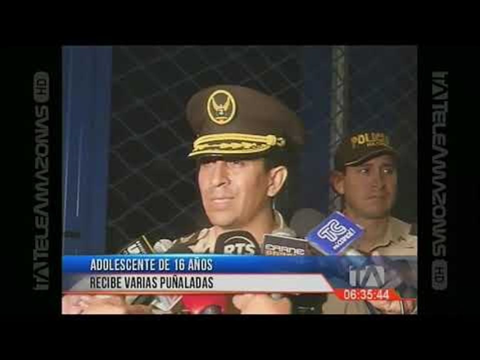 Adolescente de 16 años recibe varias puñaladas