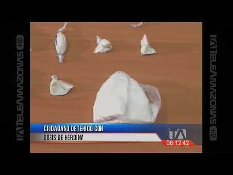 Ciudadano detenido con dosis de droga