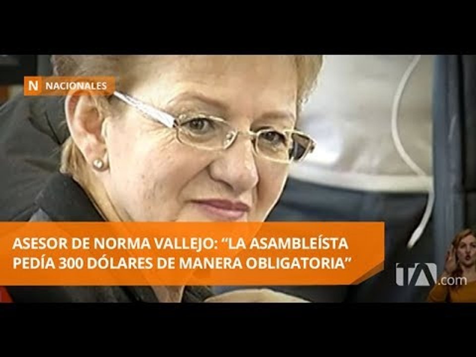 Cuatro asesores de la asambleísta Norma Vallejo comparecieron -Teleamazonas