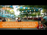 En Urdesa Central se realizó evento Pedalearte - Teleamazonas