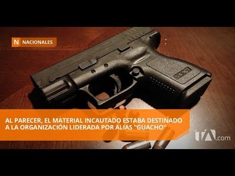 Policía logró capturar armas, municiones y dinero en efectivo - Teleamazonas