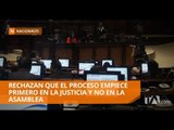 La Asamblea tiene pendiente una resolución de destitución a Espín - Teleamazonas