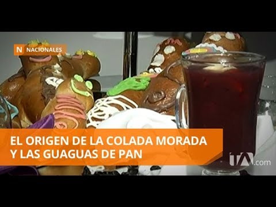 Colada Morada y guaguas de pan son parte de la cultura gastronómica -Teleamazonas