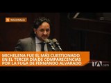 Tercer día de comparecencias en la Asamblea por la fuga de Fernando Alvarado - Teleamazonas