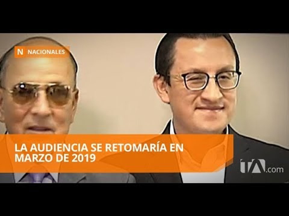 Suspenden audiencias de juzgamiento al exconsejero David Rosero - Teleamazonas