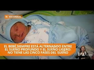 El sueño es un proceso que se adapta a los cambios biológicos del bebé - Teleamazonas