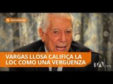Así fue el encuentro entre Moreno y Vargas Llosa - Teleamazonas