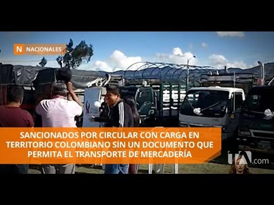 Aduana colombiana entregó nuevo lote de vehículos ecuatorianos retenidos - Teleamazonas