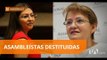 Dos asambleístas fueron destituidas de la Asamblea Nacional -Teleamazonas