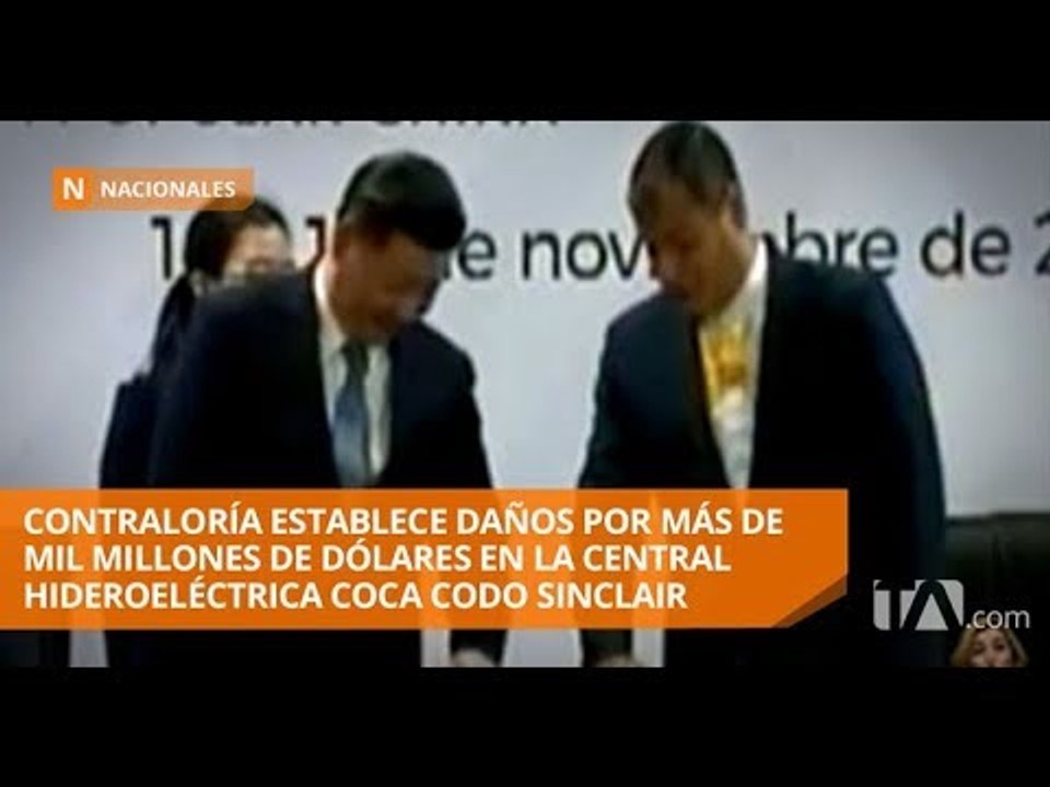 Informe de Controlaría establece daños por mil millones de dólares en CCS - Teleamazonas
