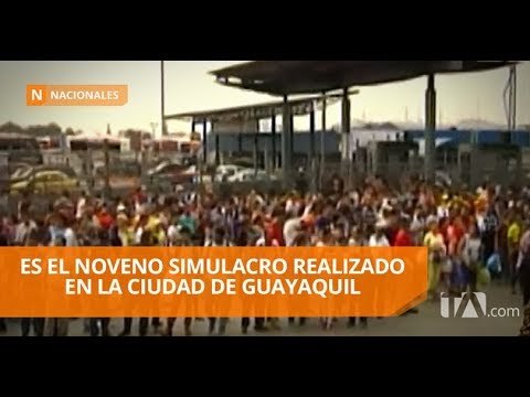 Se realizó noveno simulacro de terremoto con 1.473 escenarios - Teleamazonas