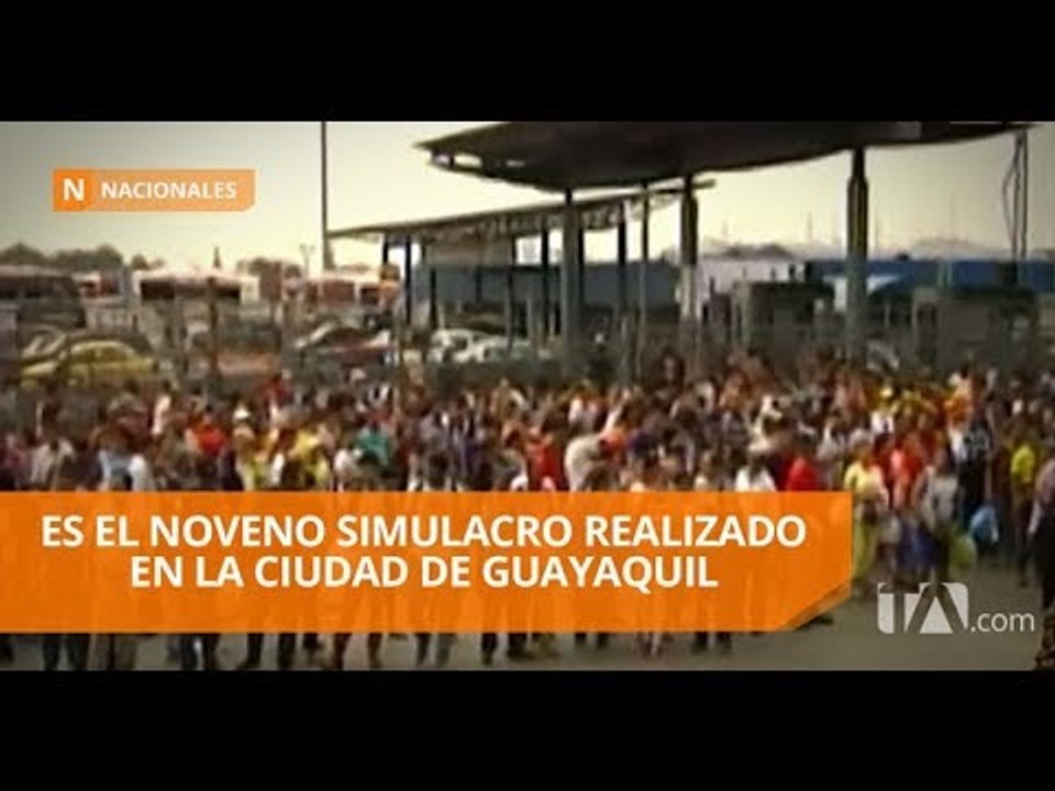 Se realizó noveno simulacro de terremoto con 1.473 escenarios - Teleamazonas