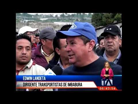 Taxistas y transportistas urbanos de Ibarra anuncian paralización de actividades -Teleamazonas