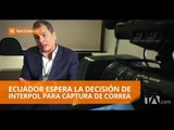 Interpol no se ha pronunciado sobre el pedido de difusión roja contra Correa - Teleamazonas
