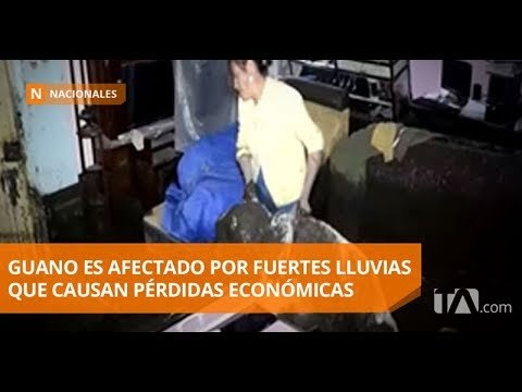 Fuertes lluvias dejan pérdidas económicas en Chimborazo - Teleamazonas