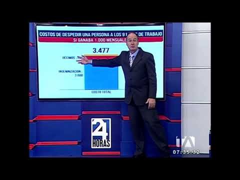 Costos de despedir a una persona en Ecuador a los 91 días de trabajo
