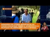 Ganaderos del litoral critican el operativo militar contra empresario - Teleamazonas