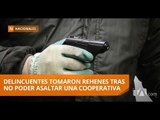 Tres delincuentes intentaron asaltar una cooperativa de ahorros en Manabí - Teleamazonas