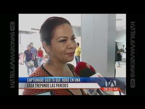 Capturado sujeto que robó en una casa trepando paredes