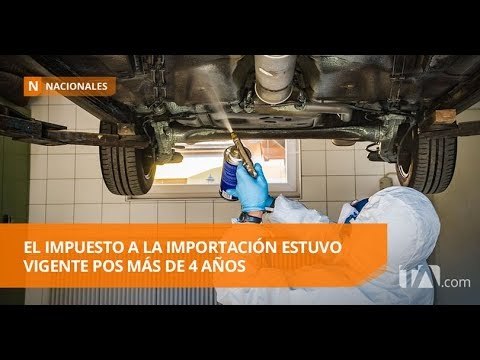 El Gobierno eliminará el 15 % de arancel a la importación de piezas de autos - Teleamazonas