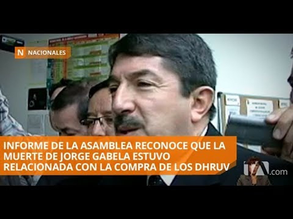 Asamblea aprobó el informe sobre la muerte del general Jorge Gabela - Teleamazonas