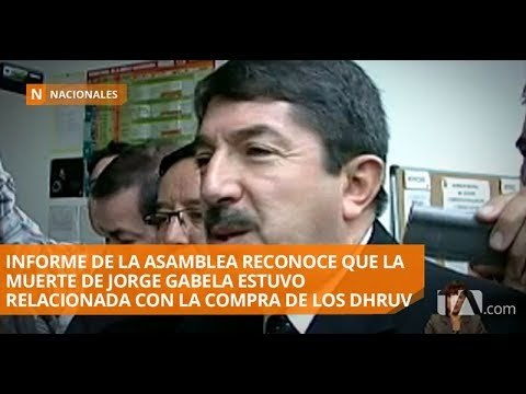 Asamblea aprobó el informe sobre la muerte del general Jorge Gabela - Teleamazonas