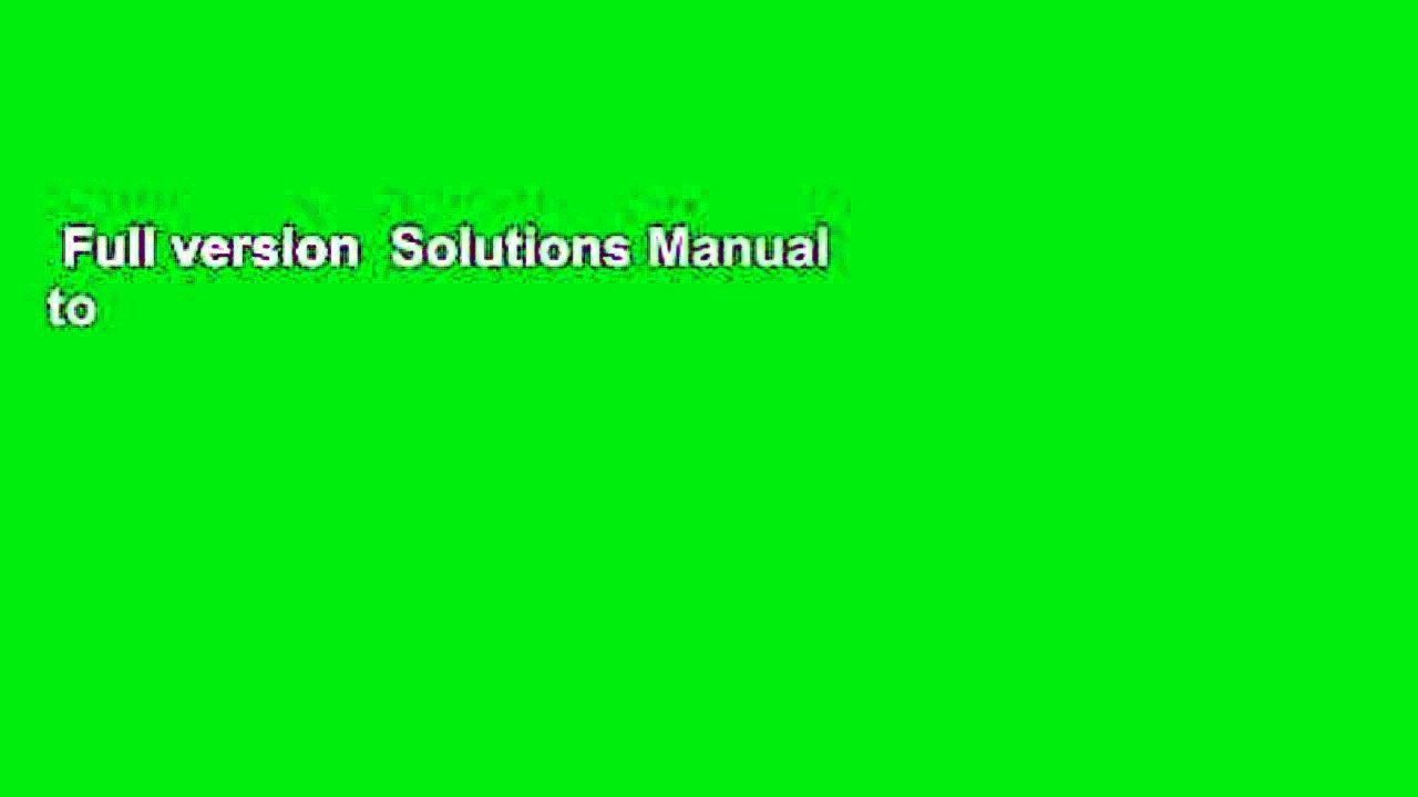 Full version  Solutions Manual to Accompany Inorganic Chemistry 7th Edition Complete