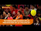 Estudiantes participaron en concurso para eliminar la violencia de género - Teleamazonas