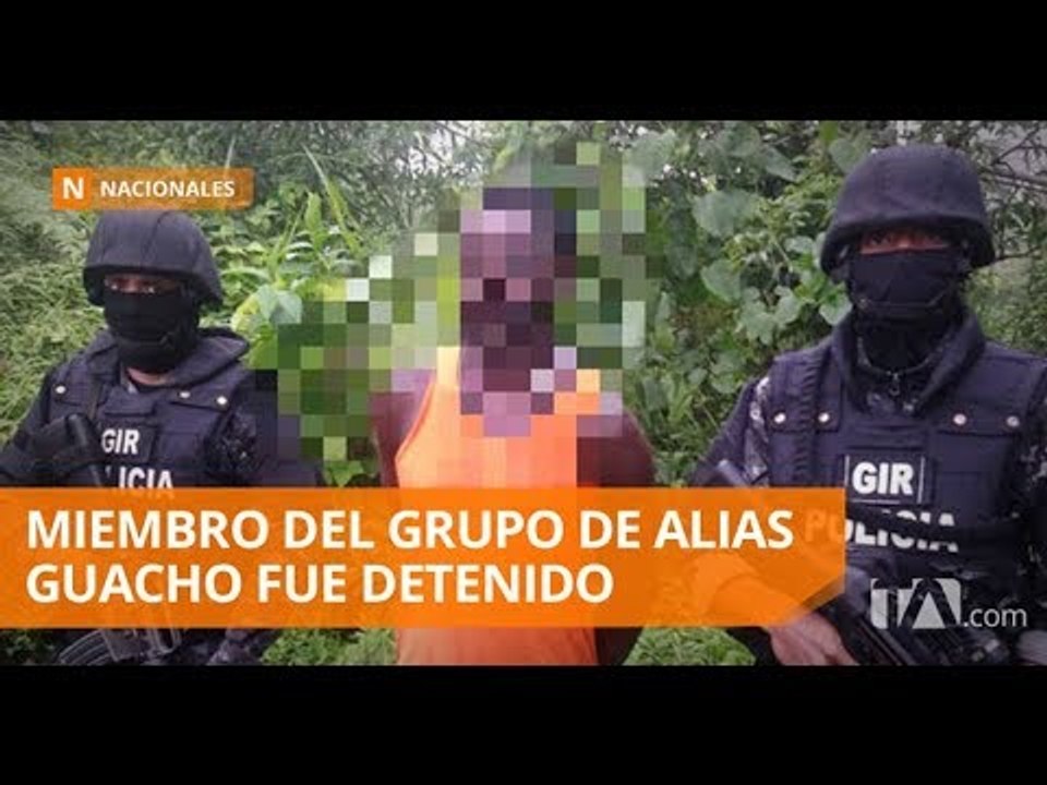 Capturan a integrante del grupo liderado por alias "Guacho" - Teleamazonas