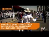 Miles de personas participaron en los desfiles de la Confraternidad - Teleamazonas